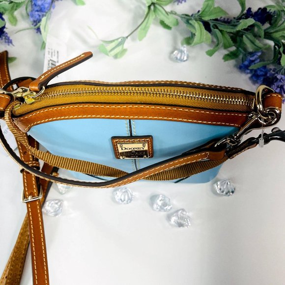 Dooney & Burke Blue Wexford Doomed Crossbody Purse - Picture 7 of 13